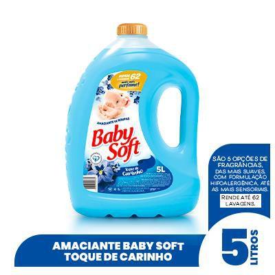 Imagem de Kit 2 Amaciante Baby Soft Toque Carinho 5l