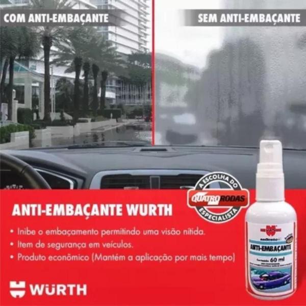 Imagem de Kit 2 Antiembaçante Para-brisa Viseira Retrovisor Óculos Espelho