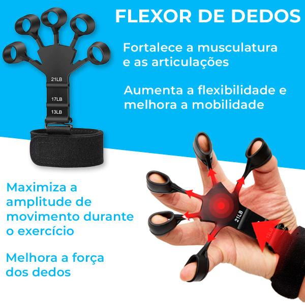 Imagem de Kit 2 Aparelho Hand Grip Exercitador Mãos Braço Dedos Fisioterapia em casa