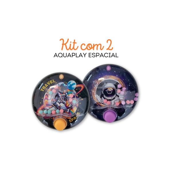 Imagem de Kit 2 Aquaplay Astronauta Brinquedo Infantil Jogo de Argolas