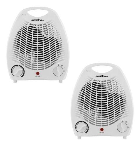 Kit 2 Aquecedores Eletricos Britania Ab1100n 2000w 220v - Britânia Imagem de Kit 2 Aquecedores Eletricos Britania Ab1100n 2000w 220v