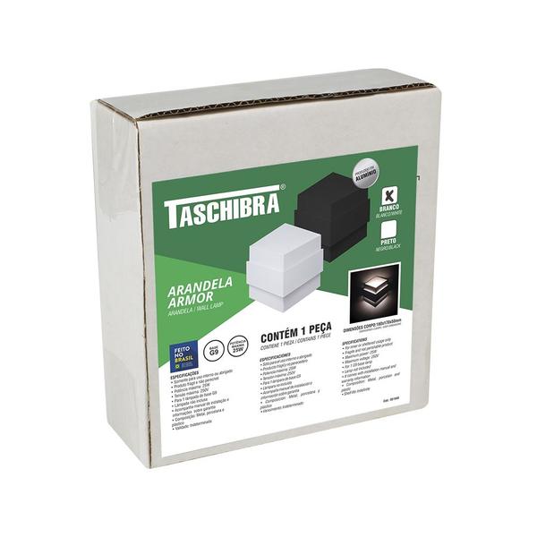 Imagem de Kit 2 Arandela Taschibra Armor 1xG9 Bco/Pto