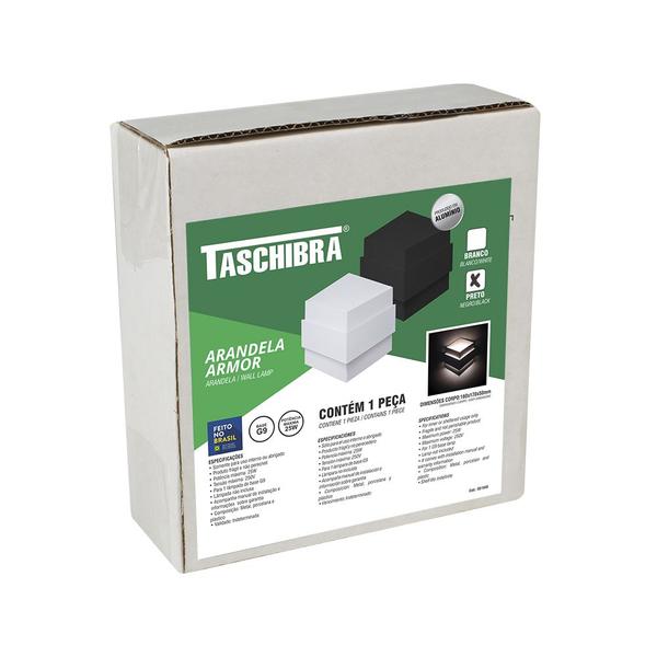 Imagem de Kit 2 Arandela Taschibra Armor 1xG9 Bco/Pto