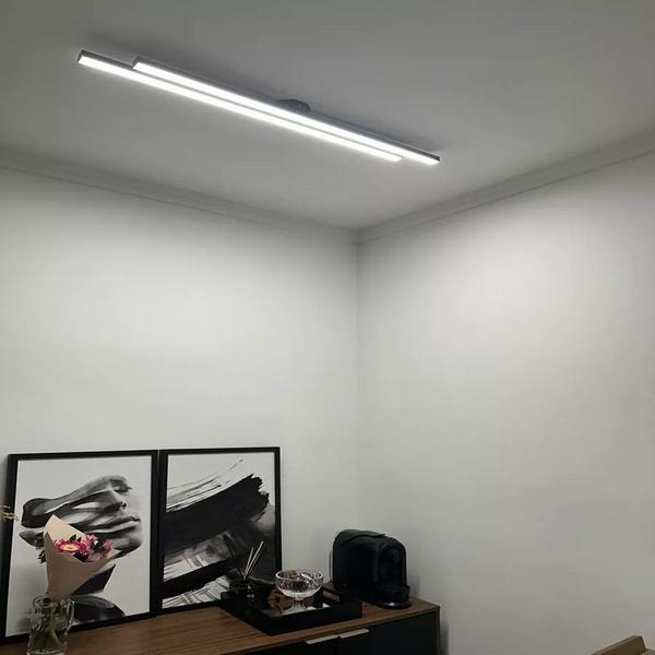 Imagem de Kit 2 Arandelas Linear Minimalista Plafon Duplo Led 50cm