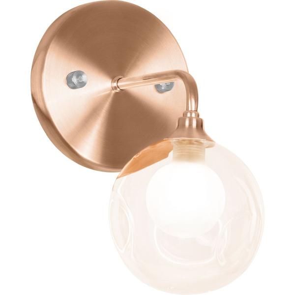 Kit 2 Arandelas New Cobre Harmony Bolinha Ambar - MARRYLUZ Imagem de Kit 2 Arandelas New Cobre Harmony Bolinha Ambar