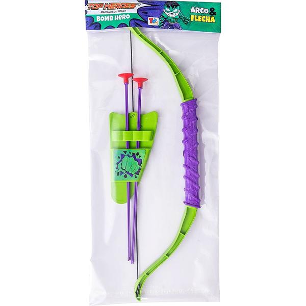 Imagem de Kit 2 Arco e Flecha com Ventosa de Brinquedo Huk Verde Toy Master