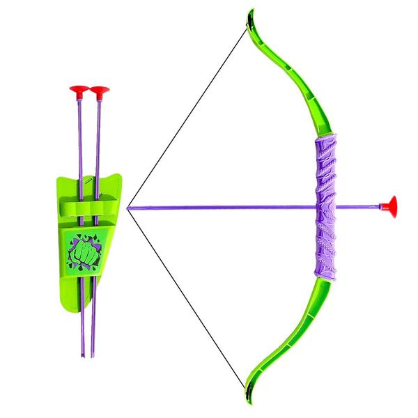 Kit 2 Arco e Flecha com Ventosa de Brinquedo Huk Verde Toy Master - Master Toy Imagem de Kit 2 Arco e Flecha com Ventosa de Brinquedo Huk Verde Toy Master