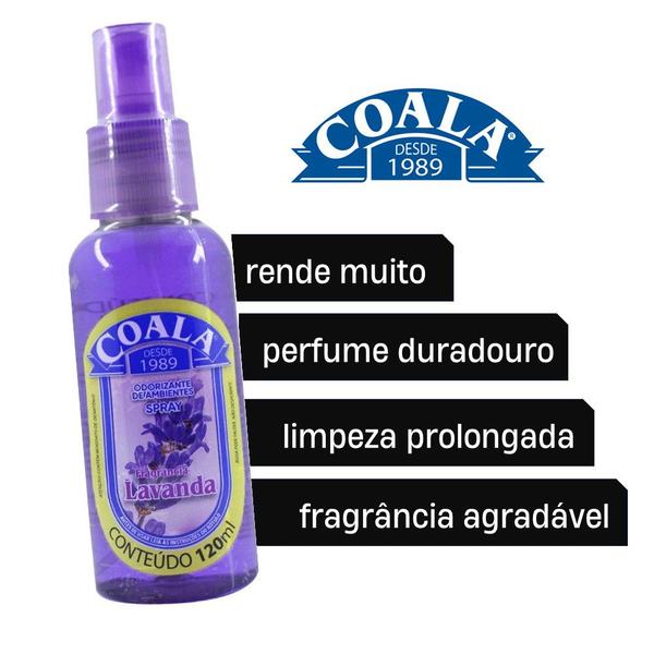 Imagem de Kit 2 Aromatizante Odorizante Perfumado de Ambientes Home Spray Lavanda Coala 120ml