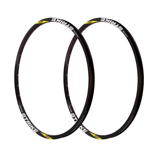 Imagem de Kit 2 Aros Folha Mtb 29/36 Furos Tubeless Ready Cross-Country Enduro Válvula Fina Tubeless Srike Pro Vzan