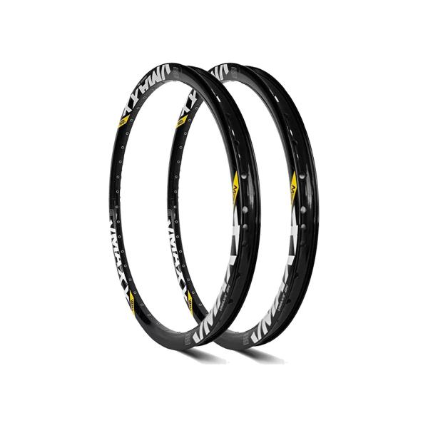 Kit 2 Aros Rodas 26/32F. V-Maxx Preto DH Freio Disco Vzan Imagem de Kit 2 Aros Rodas 26/32F. V-Maxx Preto DH Freio Disco Vzan