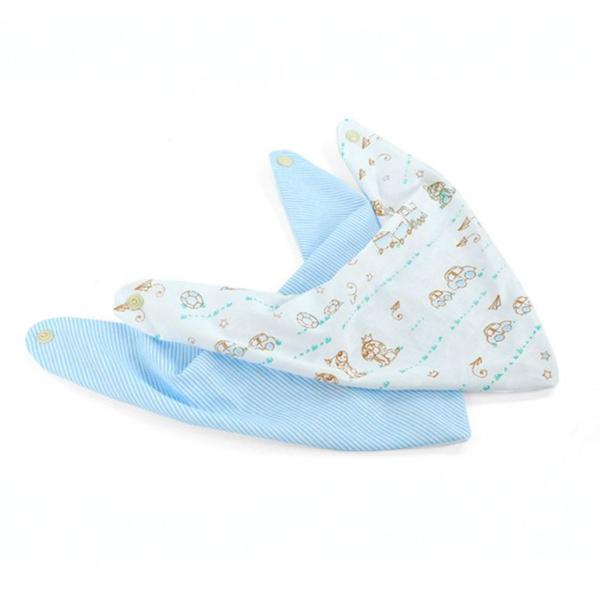 Imagem de Kit 2 babador bandana estampado para bebe nfantil 100% algodao