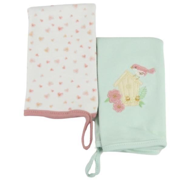 Kit 2 Babinhas Hug Lovely Day Rosa Antigo Imagem de Kit 2 Babinhas Hug Lovely Day Rosa Antigo