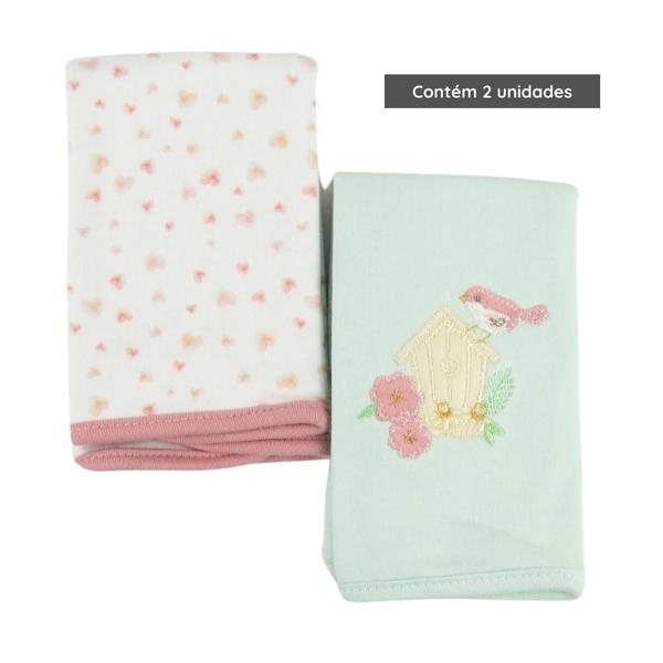 Kit 2 Babinhas Hug Lovely Day Rosa Antigo Imagem de Kit 2 Babinhas Hug Lovely Day Rosa Antigo