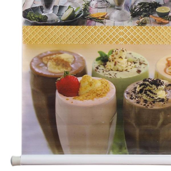 Imagem de Kit 2 Banners Milk Shake Sabores, Chocolate, Morango