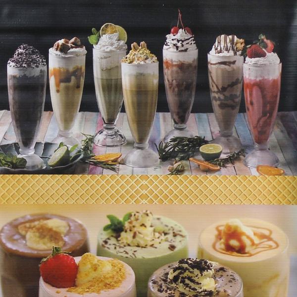 Imagem de Kit 2 Banners Milk Shake Sabores, Chocolate, Morango