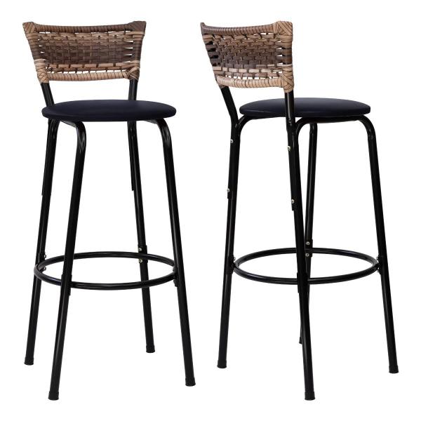 Kit 2 Banquetas Alta Para Cozinha Bancos Balcão Bistrô Area Gourmet Lazer Americana Bares ... Kit 2 Banquetas Alta Para Cozinha Bancos Balcão Bistrô Area Gourmet Lazer Americana Bares ...
