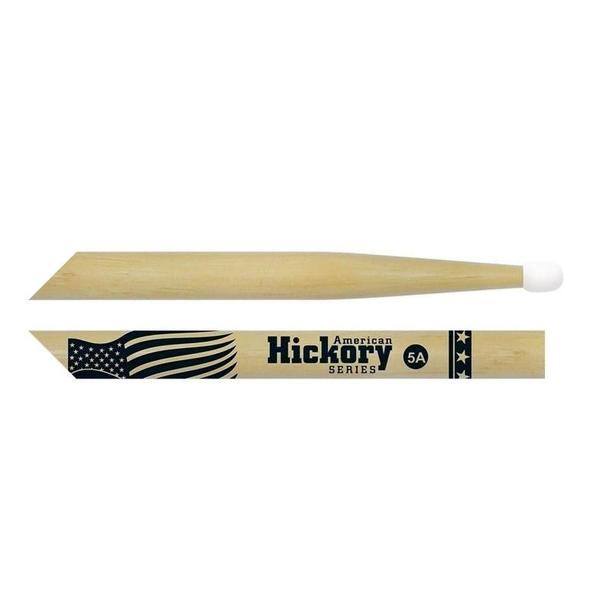 Imagem de Kit 2 Baqueta Liverpool American Hickory 5a Nylon Clássica