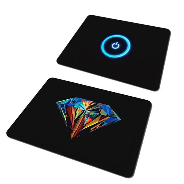 Imagem de Kit 2 Bases para Mouse Preto Mouse Pad Espuma Exbom Sortido