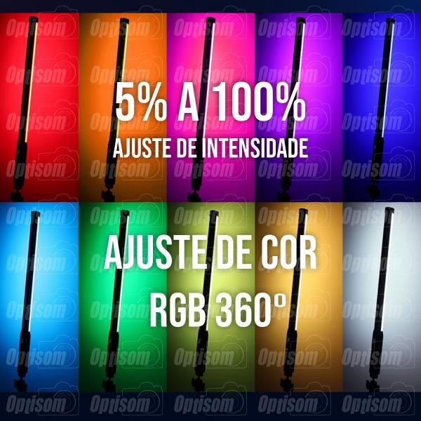 Kit 2 Bastão Led Rgb Varinha De Mão Para Foto E Vídeo 20w + Controle Remoto - Lucacell Imagem de Kit 2 Bastão Led Rgb Varinha De Mão Para Foto E Vídeo 20w + Controle Remoto