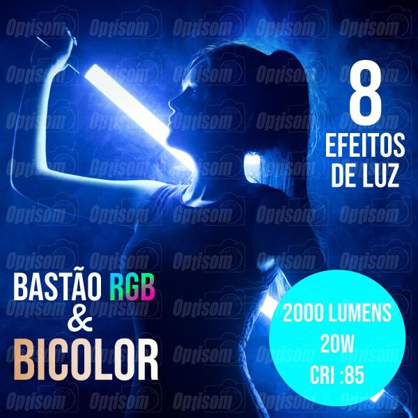 Kit 2 Bastão Led Rgb Varinha De Mão Para Foto E Vídeo 20w + Controle Remoto - Lucacell Imagem de Kit 2 Bastão Led Rgb Varinha De Mão Para Foto E Vídeo 20w + Controle Remoto