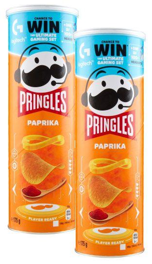 Imagem de kit 2 BATATA PRINGLES IMPORTADA - SABOR PAPRIKA 175G