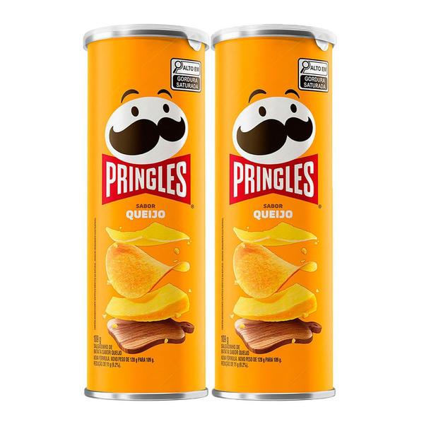 Imagem de Kit 2 Batata Pringles Queijo 109g