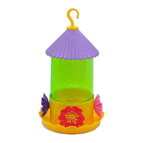 Imagem de Kit 2 Bebedouros Aves Pequenas Beija-Flor Pássaros Chapéu Colorido - 250mL - Mr. Pet