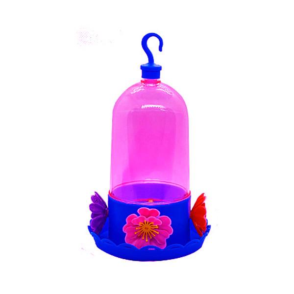 Imagem de Kit 2 Bebedouros Aves Pequenas Beija-Flor Pássaros Colorido Sem Chapéu - 250mL - Mr. Pet