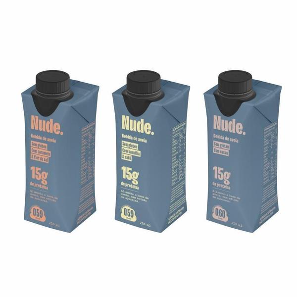 Kit 2 Bebidas Vegetais Proteicas Nude: Baunilha, Cacau, Imagem de Kit 2 Bebidas Vegetais Proteicas Nude: Baunilha, Cacau,