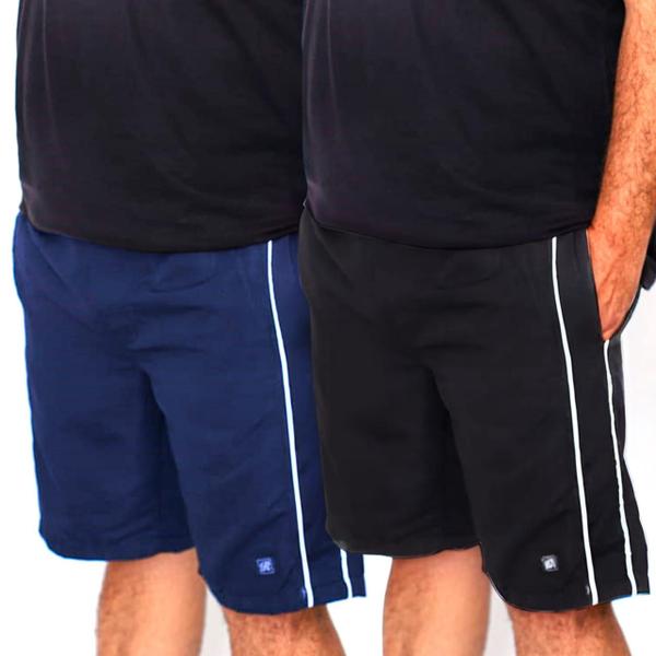 Kit Bermuda Masculina Tactel Com Elastano Plus Size Bermuda