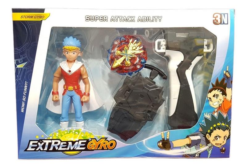 Imagem de Kit 2 Beyblade Burst 2 Lançador 2 Grip God Spriggan Vs Xcalius Boneco