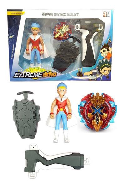 Imagem de Kit 2 Beyblade Burst C/2 Super Lançador + 2 Grip + 2 Bonecos