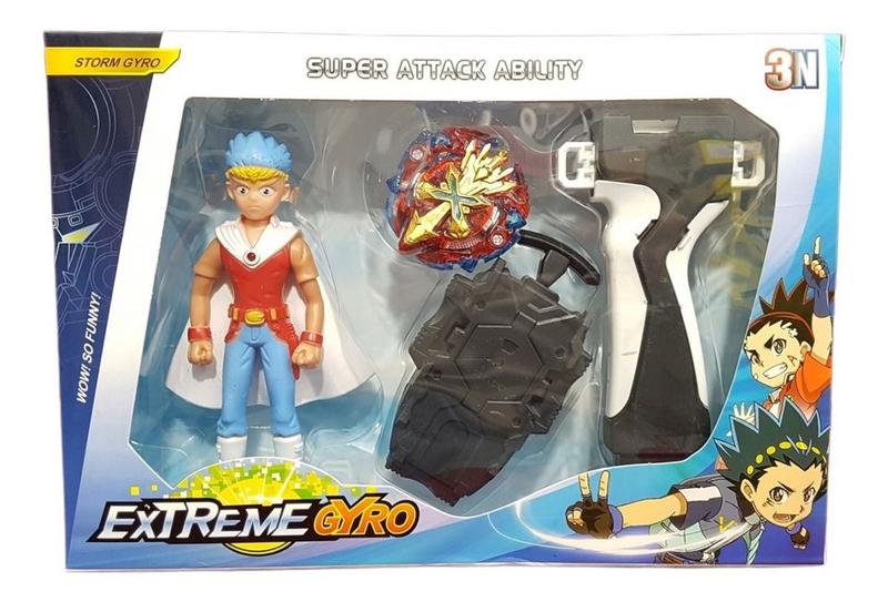 Imagem de Kit 2 Beyblade Burst C/2 Super Lançador + 2 Grip + 2 Bonecos