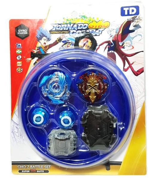 Imagem de Kit 2 Beyblade Burst Valtryek Vs Xcalius + 4 Lançadores Ganhe Arena Beystadium