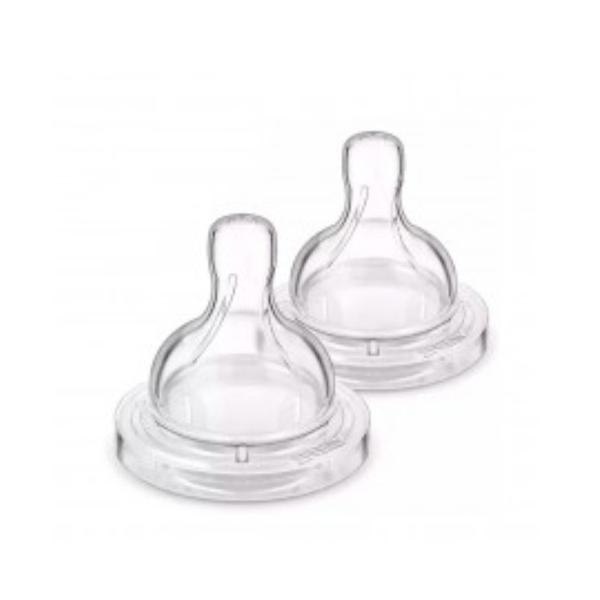 Imagem de Kit 2 Bico Mamadeira Anti-colic 1M  Fluxo Lento - Philips