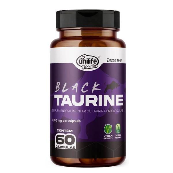 Imagem de KIT 2 BLACK TAURINE - 60 Cápsulas 1000mg UNILIFE