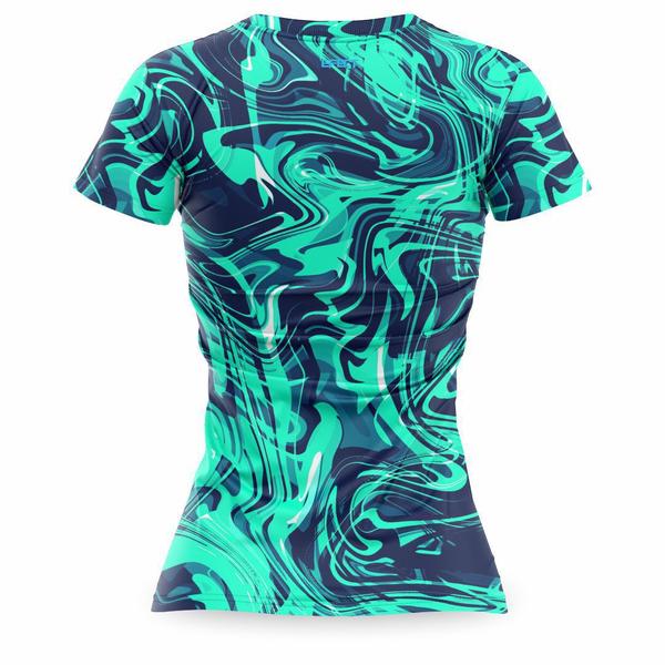 Imagem de Kit 2 Blusa Feminina Caminahda Academia Fitness Ciclismo Camiseta Esportiva Corrida