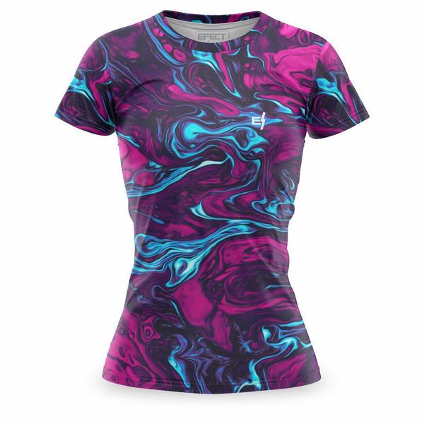 Kit 2 Blusa Fitness Roupa Academia feminina Caminhada Treino Ciclismo Dry Fit Ante Suor UV - Efect Imagem de Kit 2 Blusa Fitness Roupa Academia feminina Caminhada Treino Ciclismo Dry Fit Ante Suor UV