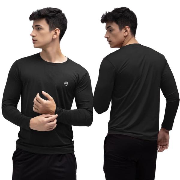 Imagem de Kit 2 Blusas Termicas Masculina Uv50+ Segunda Pele Proteção Solar