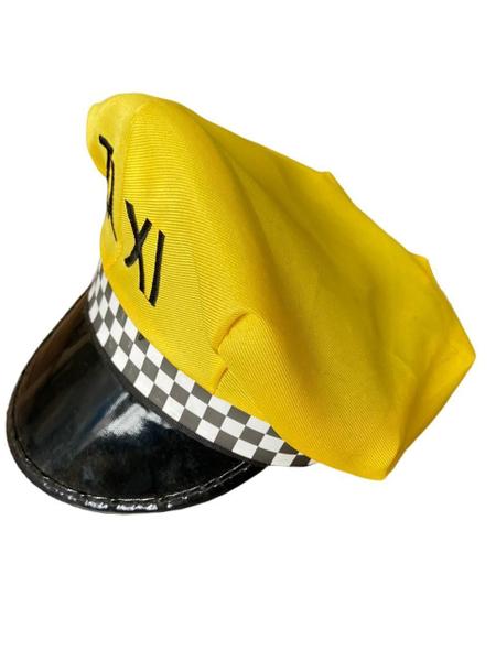 Imagem de Kit 2 Boinas Quepe Chápeu Taxi Americano Fantasia Amarelo