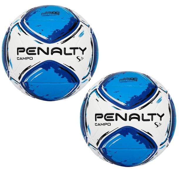 Imagem de Kit 2 Bolas Penalty Campo S11 R2 XXIV Azul