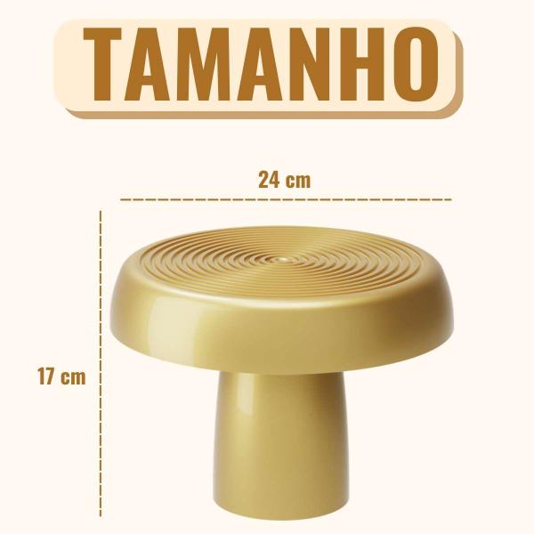 Kit 2 Boleira + 1 Bandeja Sextavada Cogumelo Festa Na Mesa - Nielshop Imagem de Kit 2 Boleira + 1 Bandeja Sextavada Cogumelo Festa Na Mesa