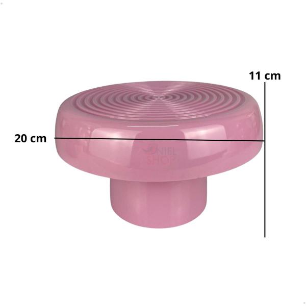 Kit 2 Boleira Alegra 20x11 CM Desmonta Bandeja/Vaso Festa - Produfest Imagem de Kit 2 Boleira Alegra 20x11 CM Desmonta Bandeja/Vaso Festa