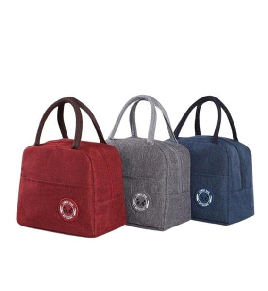 Imagem de Kit 2 Bolsas térmica portátil lanches bebidas design moderno