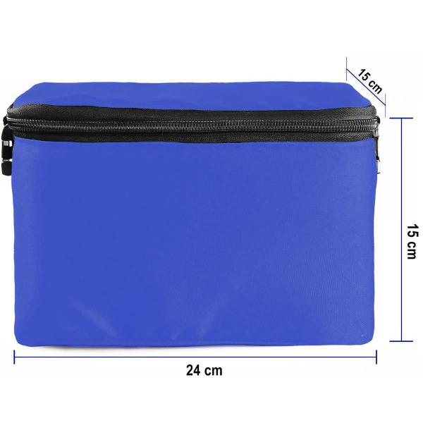 Imagem de Kit 2 Bolsas Termicas Impermeaveis 5L 10L BLT125 Azul Marinho - Teisen