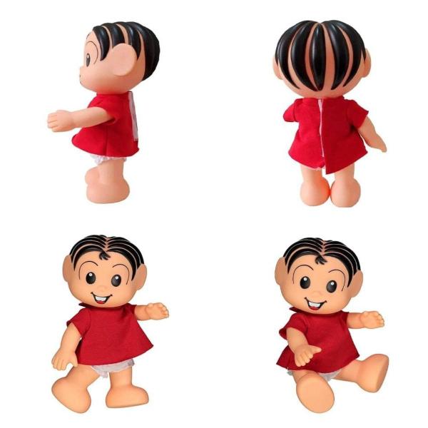 Imagem de Kit 2 Bonecas Vinil 23cm Turma Monica Infantil Criança Bebê