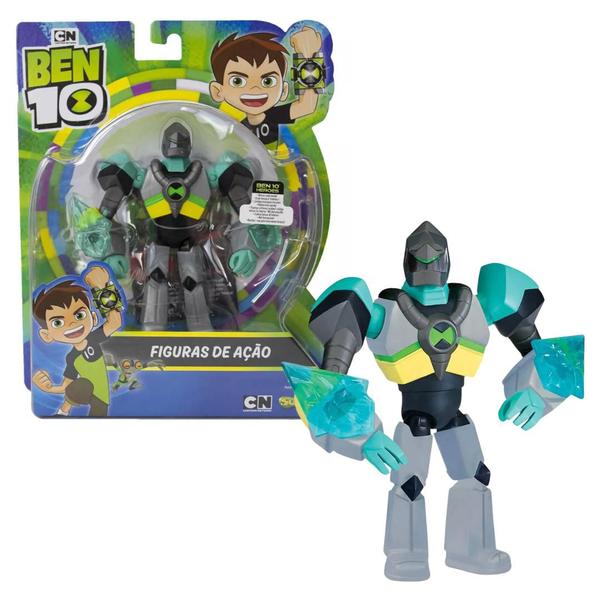 Imagem de Kit 2 Bonecos Ben 10 Diamante Bala de Canhão - Aliens Sunny