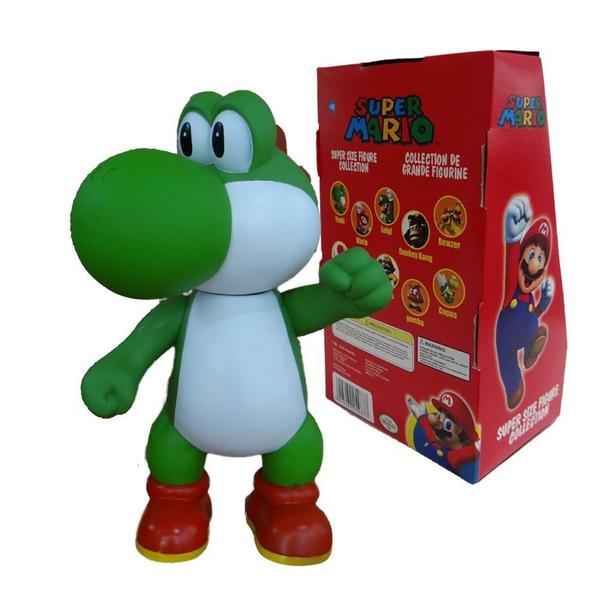 Imagem de Kit 2 Bonecos Grandes Donkey Kong E Yoshi 23Cm Coleção