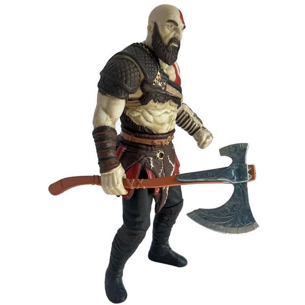 Imagem de Kit 2 Bonecos Kratos God of War 3 e Ragnarok Action Figure