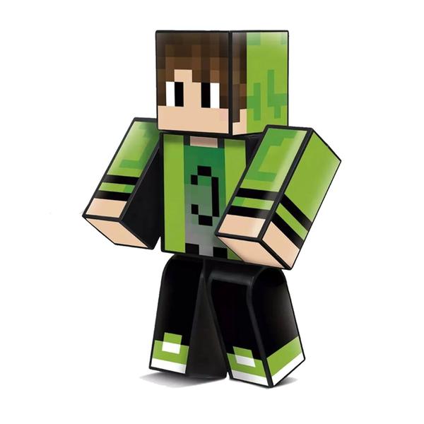 Imagem de Kit 2 Bonecos Turma Problems Authentic Cadres Minecraft 25cm